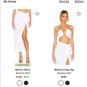 Natalie Rolt Bellini Skirt & Crop Top